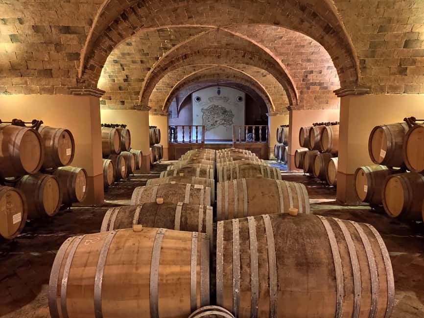 Wine tasting in a romantic castle with archaeologist guide - Scenic Drive through Tuscan Hills