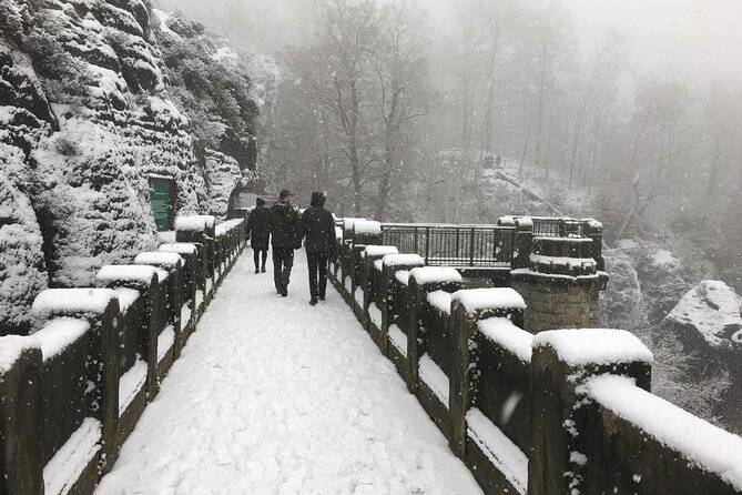 Winterland Tour to Bohemian and Saxon Switzerland from Dresden - Discovering the Tisa Rocks’ Sandstone Labyrinth
