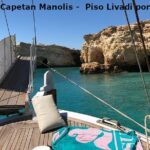 Wooden Boat from Piso Livadi, Blue Lagoon ,Antiparos, Sea Caves - Departure from Piso Livadi Port at 9:30am