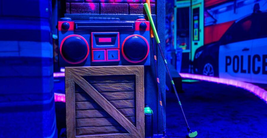 Woop! Glow Golf: Maribor - The Vibrant Setting at Woop! Glow Golf in Maribor