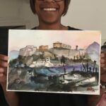 workshop for painting acropolis/landscape with local artist - The Local Artist Behind the Canvas in Athens