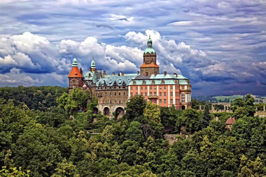 Wroclaw: Day of WW2: Riese, Gross-Rosen, Ksiaz Castle - Ksiaz Castle: Poland’s Pearl of the Lower Silesia