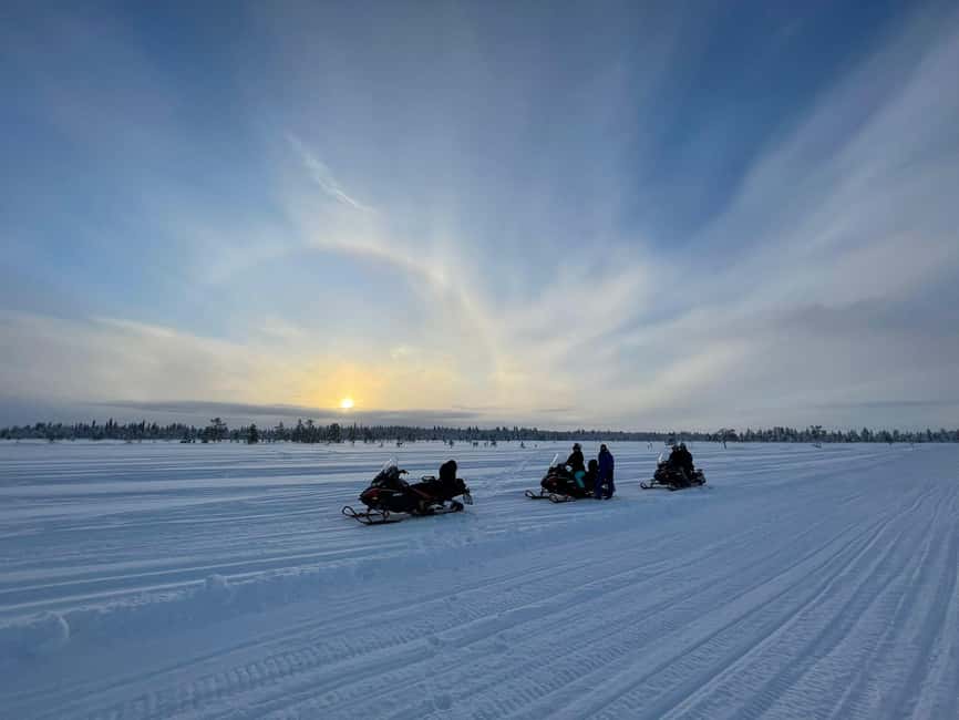Ylläs:Snowmobile safari to forest kota with a family company - The Private Lappish Kota: A Cozy Stop in the Wilderness