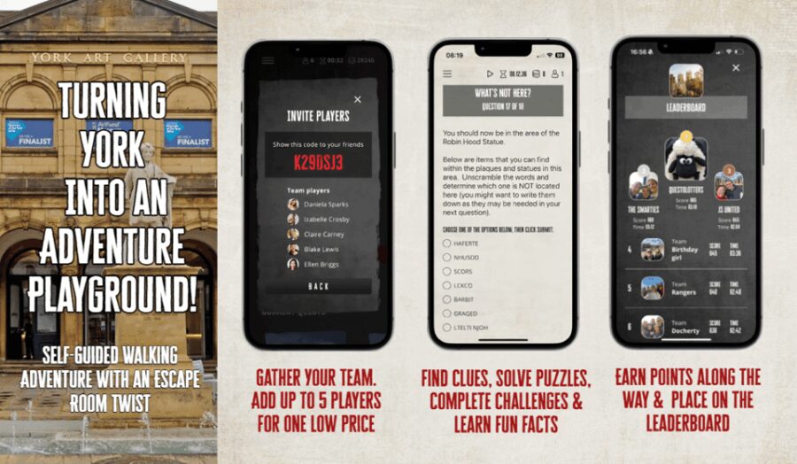 York: City Walking Tour & Exploration Game - Starting Point: The Beautiful Museum Gardens and St. Mary’s Abbey