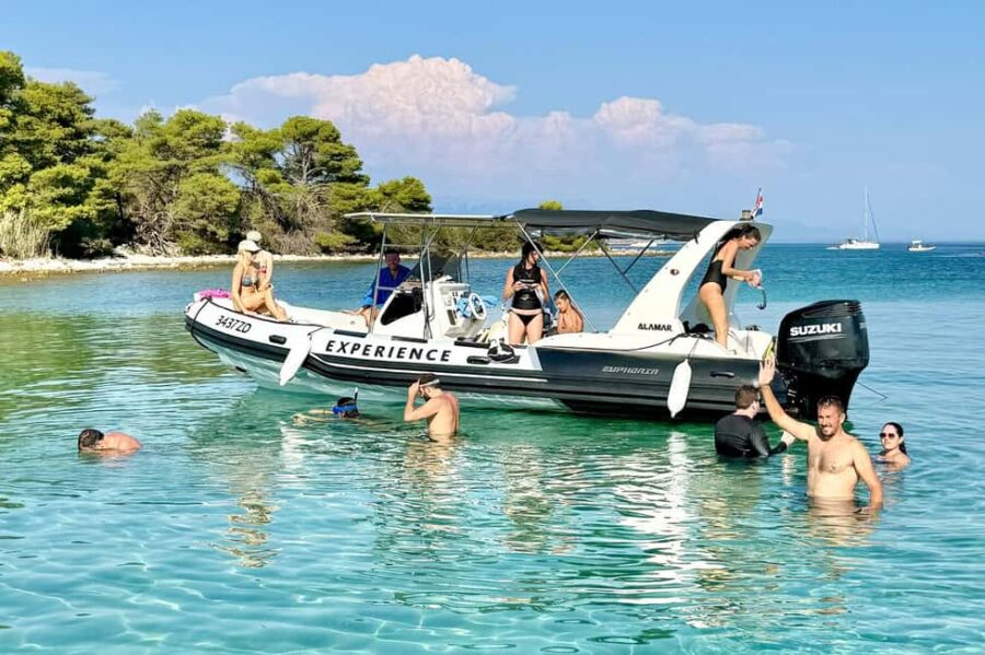 Zadar: Island-Hopping, Swimming & Snorkeling SpeedBoat Tour - Exploring Ugljan Island: First Stop for Swimming and Snorkeling