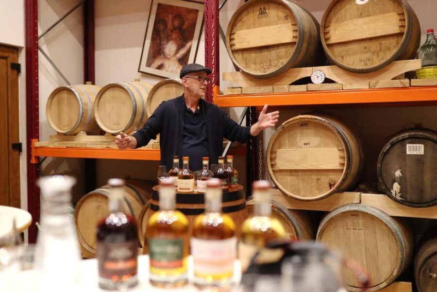 Zagreb: Fine Spirit Tasting & Distillery Tour - The Distillery Tour Begins in the Cask Cellar