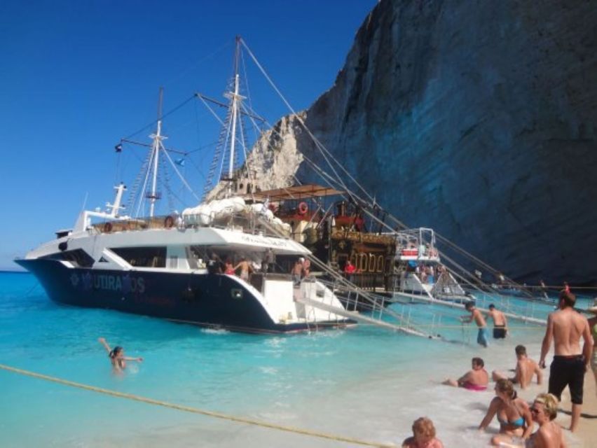 Zakynthos: Boat Cruise to Navagio with Swim Stops - Exploring Navagio Beach: The Shipwreck with a 1-Hour Stop