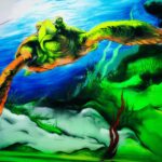 Zurich: Black Light Galaxy Minigolf - Navigating the Courses and Artistic Details