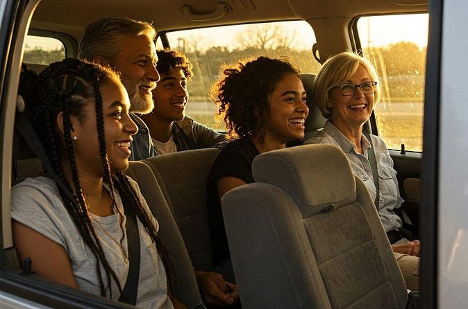 10 Passenger Van from Times Square to EWR Newark Airport - Real-Time Flight Monitoring for Punctuality