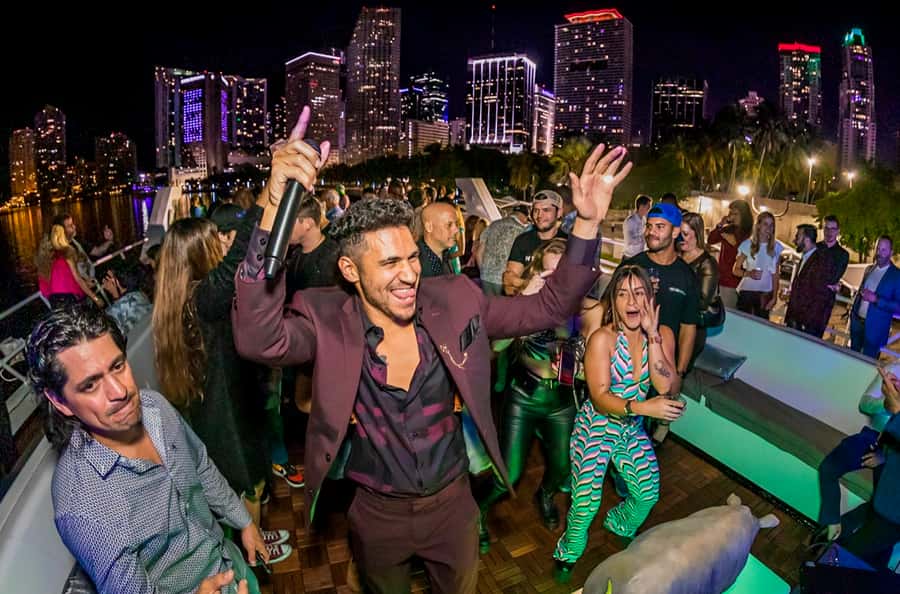 100ft 200 passenger 3 story mega yacht w open bar at Bayside - Meeting Point and Boarding Logistics