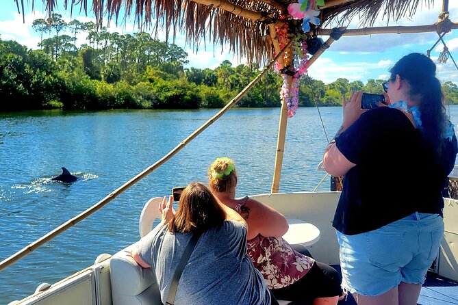 2 hour Dolphin Sightseeing Tour in Melbourne Florida - The Tiki-Themed 35-Foot Boat for a Fun Water Ride