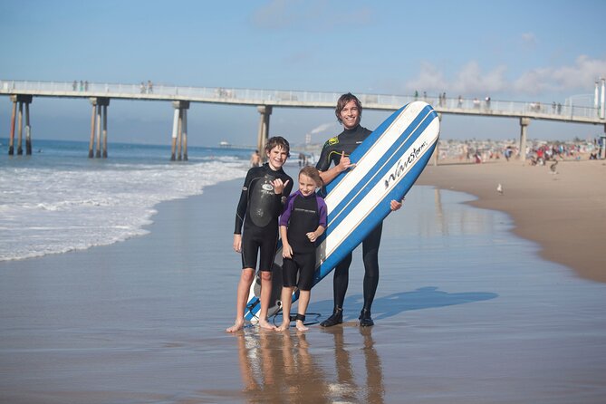 2 Hour Private Group Surf Lessons in Hermosa Beach - The All-Inclusive Equipment Package: Wetsuits and Surfboards