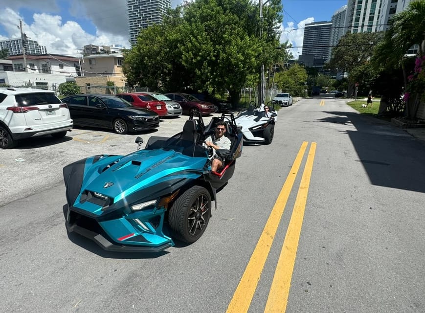 2 Hours Slingshot Rental Miami - We The Best !! - From Downtown to the Beaches in Style