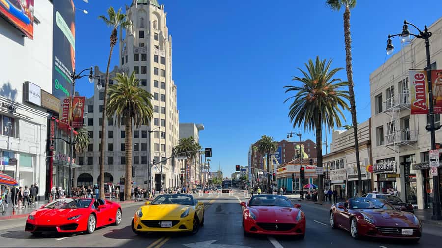 20 Min Ferrari tour in Hollywood (Drive or Be driven) - Location and Meeting Details at Hollywood and Highland Mall