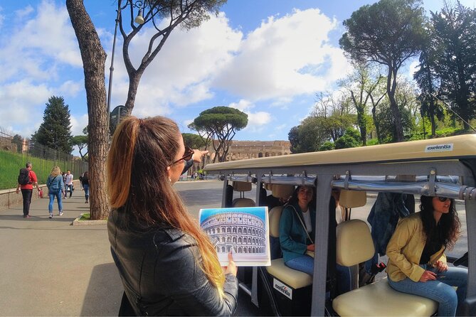 3-Hour Highlights Private Luxury Golf Cart Tour in Rome - Iconic Stops: From the Colosseum to Trevi Fountain