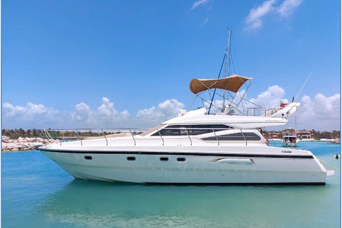 3 Hour Xpu-Ha - 47' Azimut, Tulum, Playa del Carmen, Riviera Maya - Starting Point at H2OH Sun Cruises in Puerto Aventuras