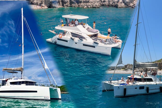 3-Hours Sunset Catamaran Cruise with Dinner all Inclusive - Meeting Point at Mandraki Harbor