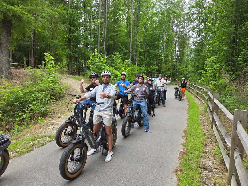 3hr Guided E-Bike Tour: Tacos, Margaritas, History - Starting Point and Tour Logistics in Raleigh