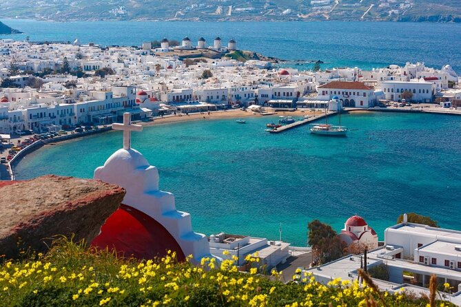 4 Day Private Tour, Crete, Santorini, Mykonos, Delos from Athens - Traveling to Santorini via Ferry and Exploring the Caldera