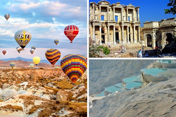 4 Days Turkey Tour Cappadocia, Ephesus, Pamukkale Tour - Optional Hot Air Balloon Ride Over Cappadocias Fairy Chimneys