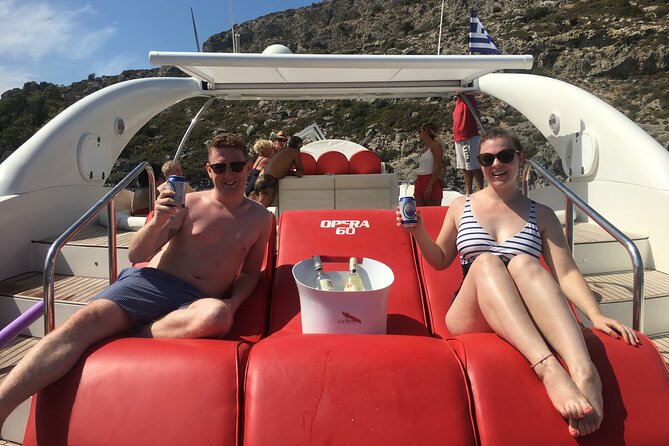 4 Hour Beach Tour with Meal and Unlimited Drinks in Rhodes - Water Activities and Cave Exploration