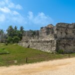 4x1: Coba, Cenote, Tulum and Playa del Carmen Tour from Cancun - Visiting the Tulum Archaeological Site