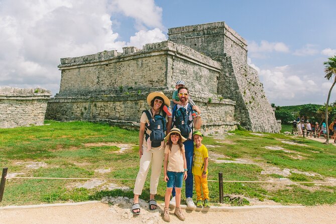 4X1 TOUR Tulum, Coba, Cenote & Playa del Carmen with buffet - Exploring Tulum Archaeological Site with a Certified Guide