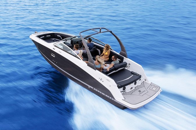 5 Hour Private Wakesurfing Boat Charter with Captain - The Versatile 25-Foot Wakesurf Boat