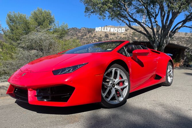 50min Driving Tour: Explore Los Angeles in Lamborghini - Cruising Through Hollywood’s Premier Theaters