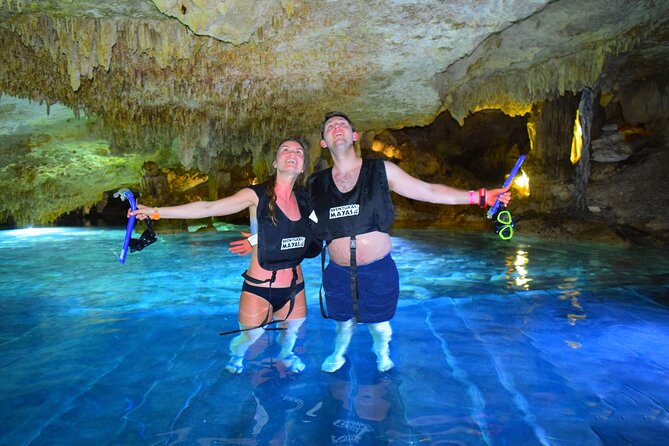Adrenaline Experience - Snorkel, Rappell & Ziplines from Riviera Maya - Experience the Underground Cenote with Snorkel and Lush Jungle Views