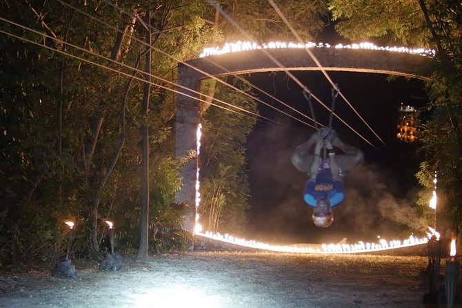 Adrenaline Xplor Fuego Tour Test your Endurance only from Cancun - Zip Lines and Aerial Thrills