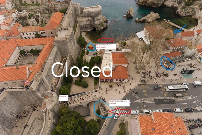 Adventure Dalmatia - Sunset Sea Kayaking & Snorkelling Dubrovnik - Starting Point at Dubrovnik West Harbour in Pile Bay