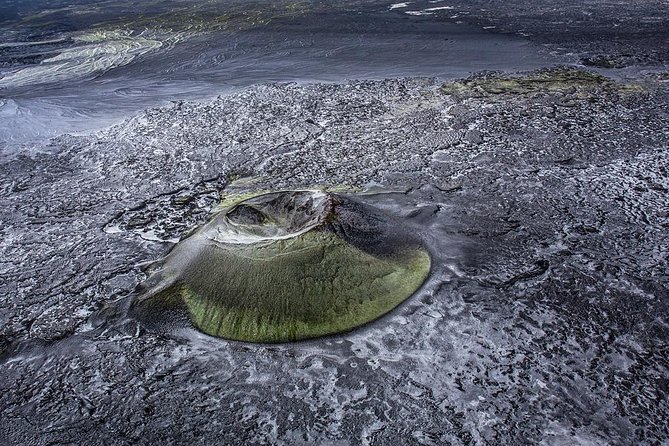 Airplane Sightseeing flight over Laki craters and highland - Flying High Over Laki’s Volcanic Crater Chain