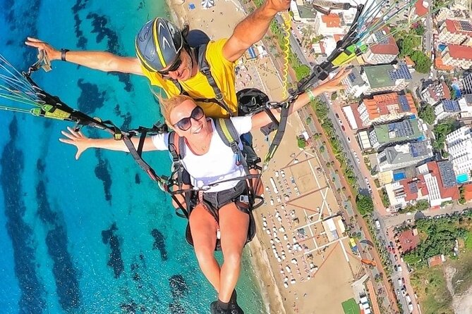 Alanya Paragliding Experience By Local Expert Pilots W/ Transfer - The Tandem Paragliding Flight Over Cleopatras Bay