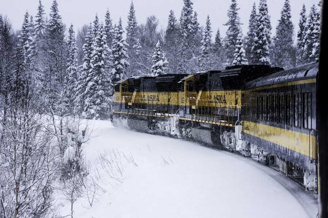 Alaska Railroad Aurora Winter Anchorage to Fairbanks One Way - The Route: From Anchorage’s Knik River to Fairbanks’ Interior Alaska