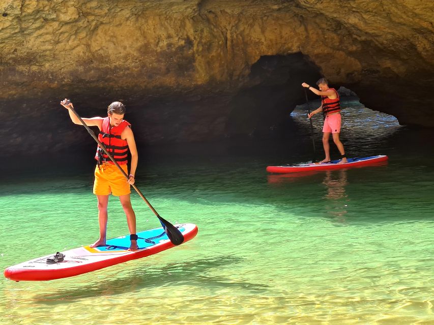 Albufeira: Stand Up Paddle Lesson and Coastal Tour - What the Paddleboarding Equipment Includes