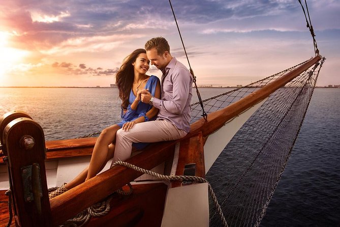 Amazing Romantic Dinner on a Spanish Galeon with Saxophone Music - Savor the Sights on a Classic Spanish Galleon in Nichupte Lagoon