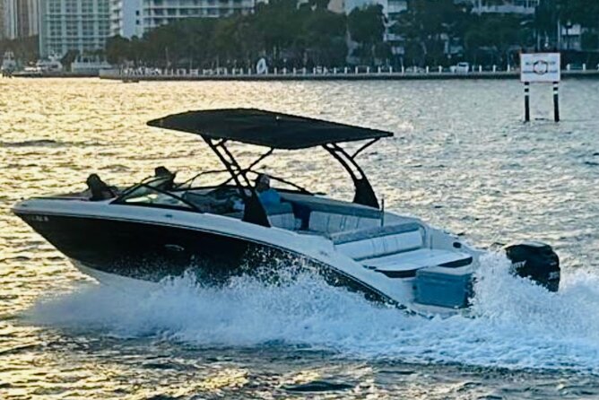 Amusing Private Boat Tour, Champagne, Sandbars, Floating Mat!! - Detailed Stops on the Miami Bay Cruise