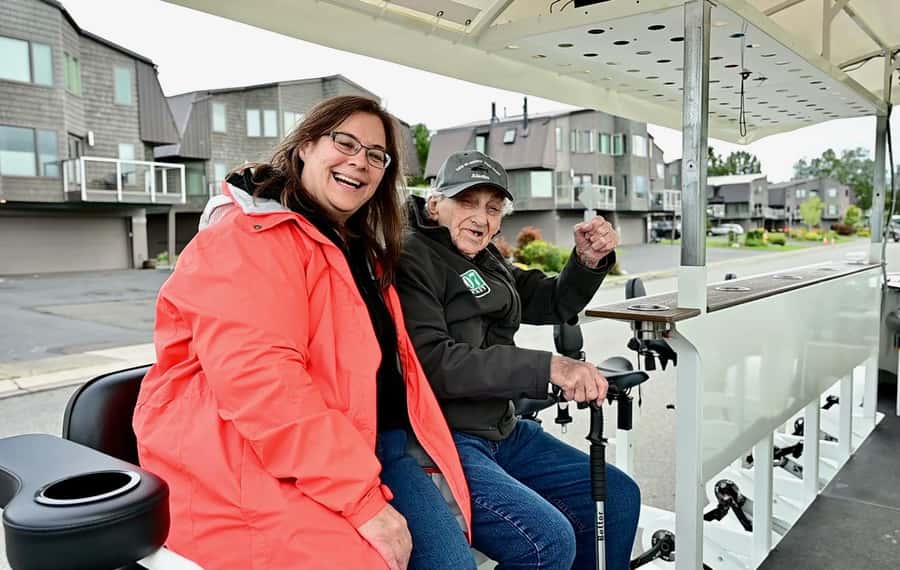 Anchorage: Tour on a unique 14-passenger electric vehicle - The Electric Pedal Vehicle: A Social and Sustainable Ride