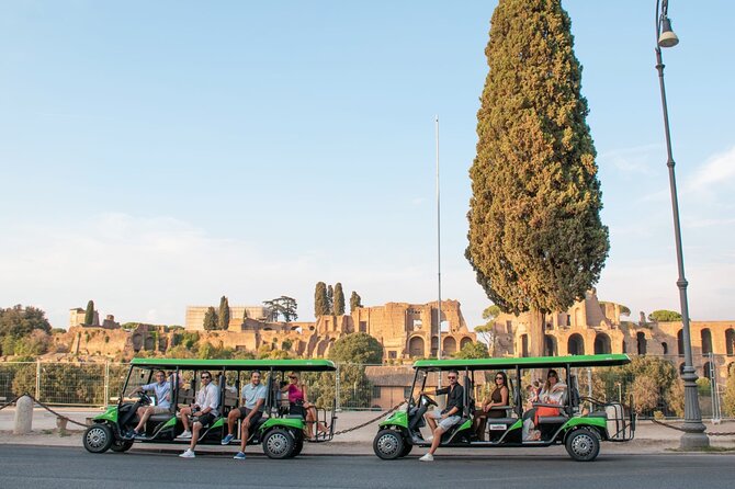 Ancient Rome Tour in Golf Cart - Learning About Circo Massimo and Palatine Hill