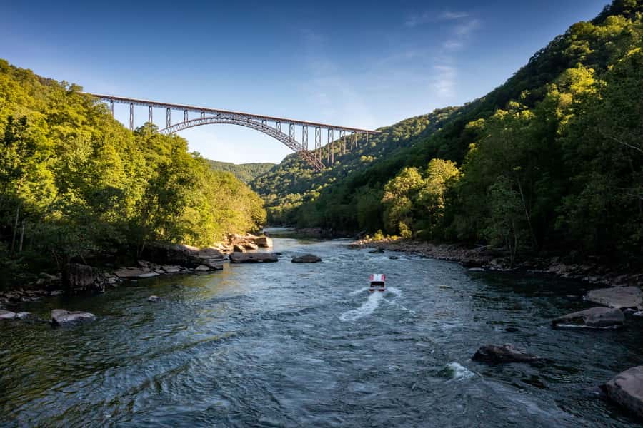 Ansted: New River Gorge Jet Boat Tour with Shuttle - The Departure from Hawks Nest State Park Lodge