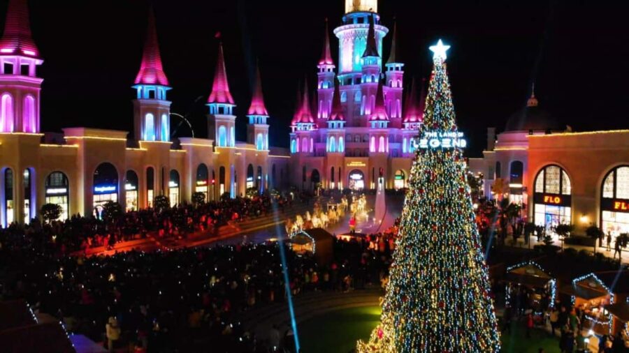 Antalya: The Land of Legends Legendary New Year Night Show - The Festive Atmosphere at The Land of Legends