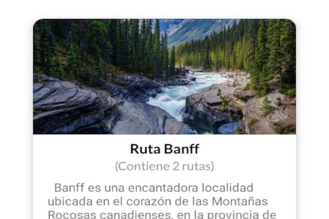 APP Banff self-guided routes with audio guides - Scenic Drive to Observe Wildlife and Spectacular Views