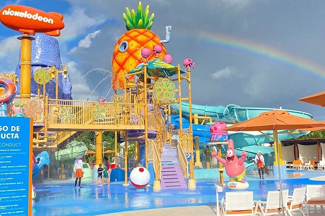 Aqua Nick Water Park Adventure - Family Fun Day - Unique Nickelodeon Interactions and Interactive Games