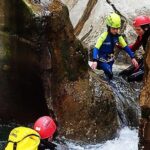 Aquatic canyoning near Benidorm. Estret de les Penyes Bollulla - The Guides and Their Supportive Approach