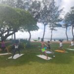 At the Kauai Shores Hotel: Kauai Yoga on the Beach Class - Choice of Indoor or Outdoor Yoga Practice