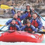 Athabasca Expressway Whitewater Rafting - The Starting Point and Easy Logistics in Jasper
