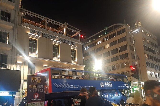 Athens City Night Tour with Open-Top Bus - Stops and Photo Opportunities Along the Route