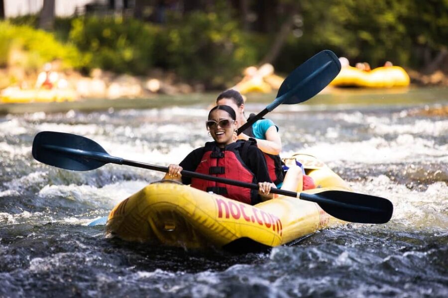 Atlanta: Chattahoochee River Inflatable Kayak/Ducky Rental - The Scenic Setting of the Chattahoochee River and Its Banks