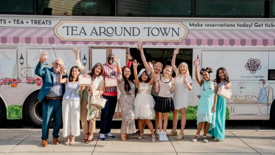 Atlanta: Tea Around Town Bus Tour with City Highlights - The Pink Bus: A Stylish and Comfortable Ride